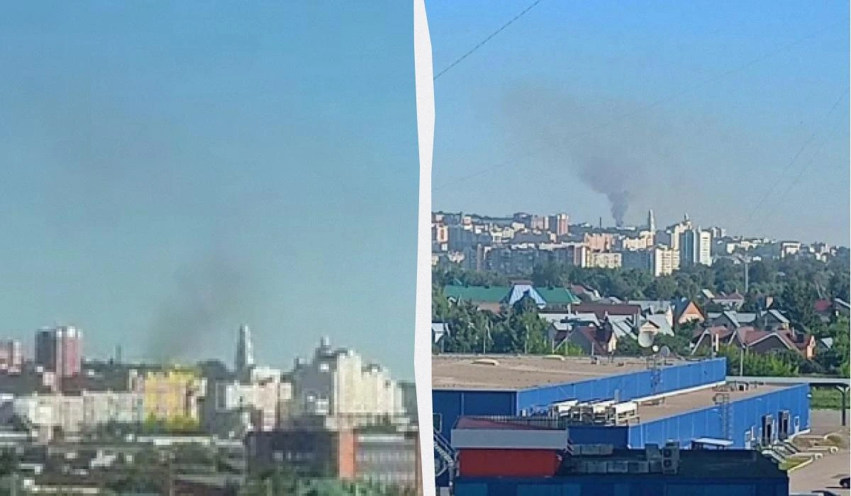 Російська Пенза під масованою атакою дронів: на заводі спалахнула пожежа (відео)